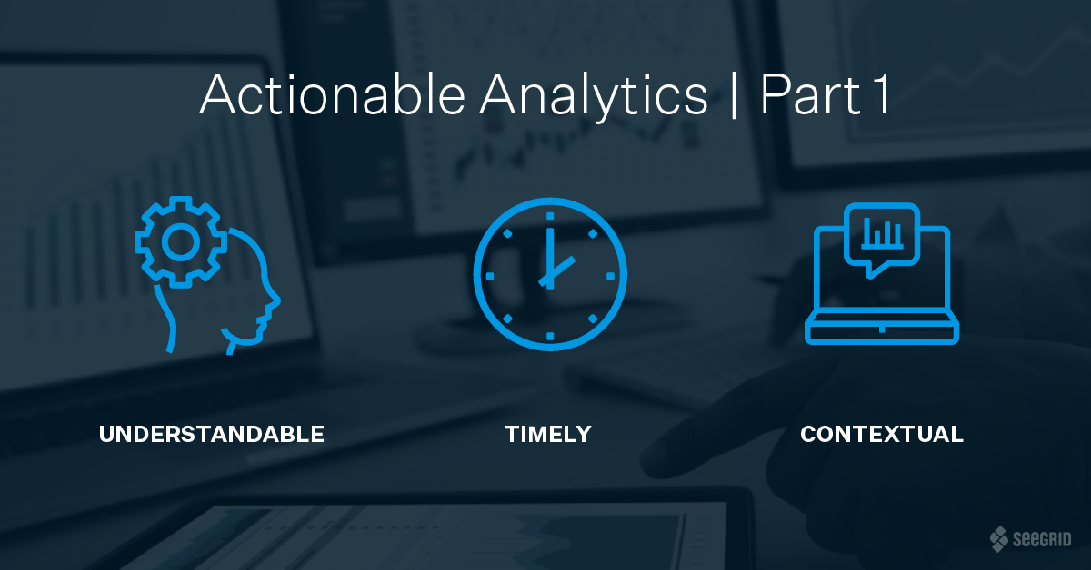 Actionable Analytics | Part One - Understandable, Timely, Contextual