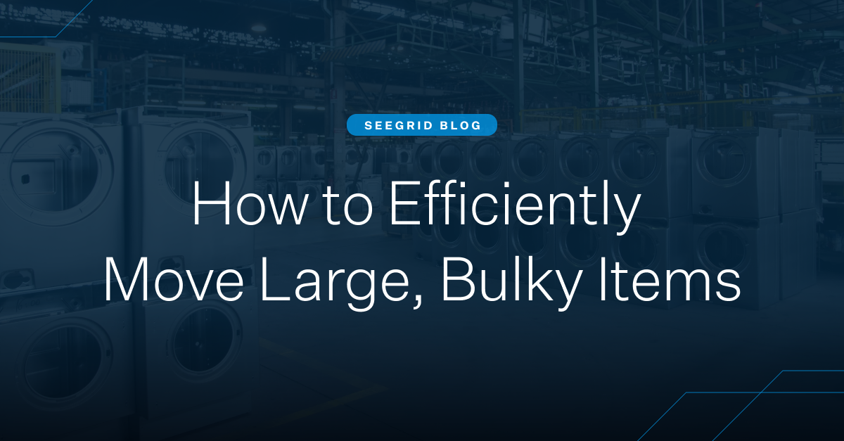 The rise of non-conveyable items and supply chain complexities. How to efficiently move large, bulky items.